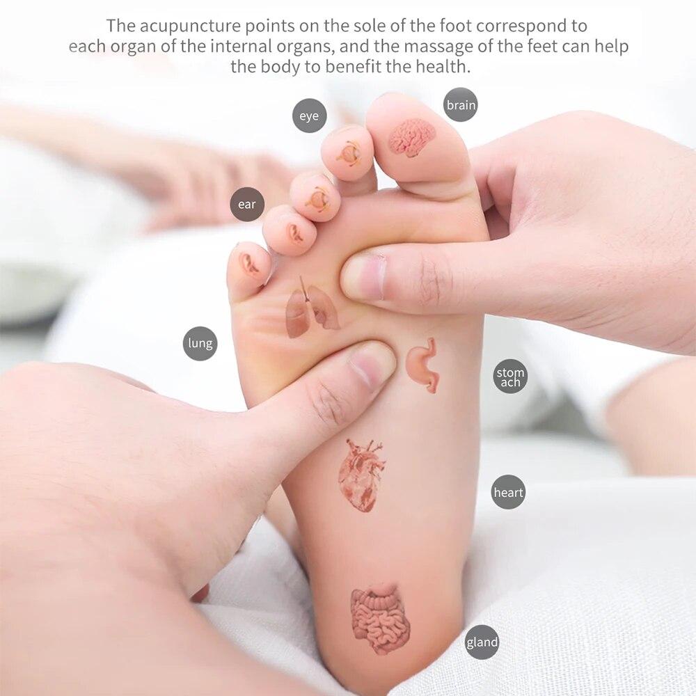 Smart EMS Foot Massager Pad Pulse Physiotherapy Wireless 6 ModeS 19 Levels Of Intensity Micro-current Foot Vibrate Massage Mat