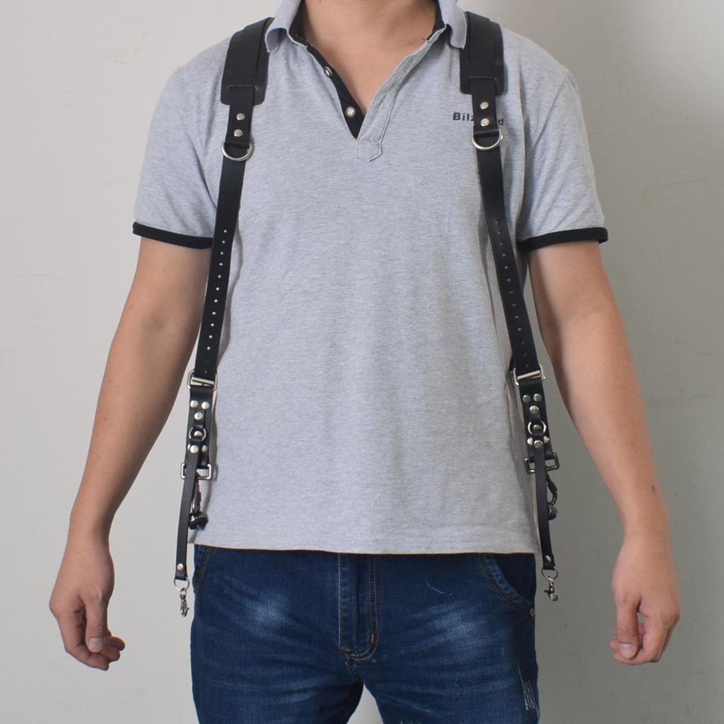 Регулируемый противоскользящий плечевой ремень для камеры из коровьей кожи