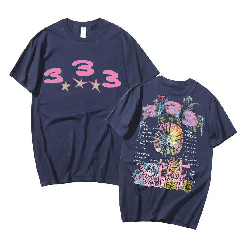 Bladee 333 Hip Hop Oversized Trend Skate Drain Gang Футболка Harajuku Футболка унисекс Унисекс Женская мода Повседневные футболки с короткими рукавами