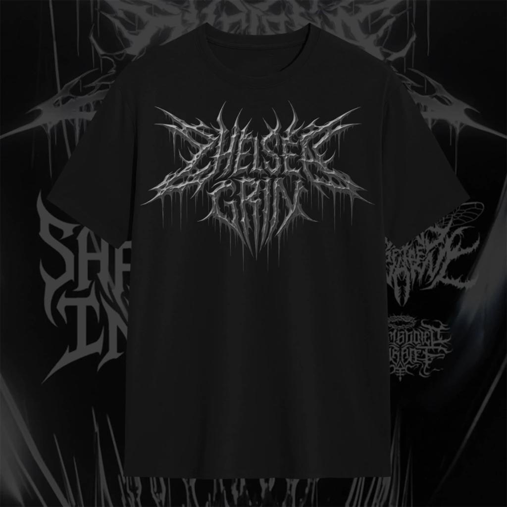 Американская группа Deathcore Chelsea Grin Темный Рок Европейский стиль Унисекс Футболка с коротким рукавом из чистого хлопка