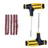 7 Pcs Car Tire Repair Tools Tire Repair Kit with Rubber Strips Tubeless Tyre Puncture Studding Plug Set for Truck Motorcycle