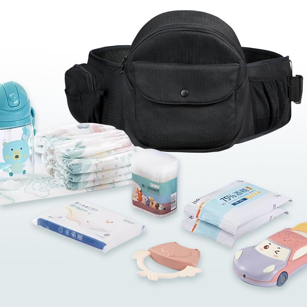 LANDICI Hip Carrying Piggyback Baby Face Side Side для новорожденных до 3 лет. Вместимость сумки для хранения. Уменьшает нагрузку на поясницу. Подарок ребенку на выход.