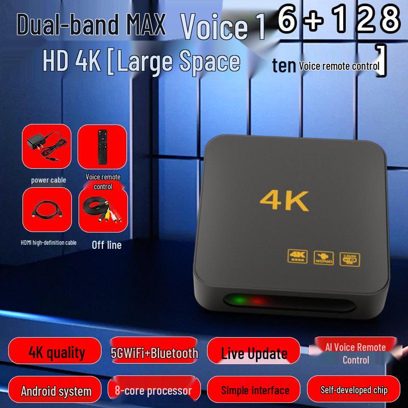 4K 5G Умная беспроводная HD ТВ-приставка