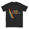 Новые винтажные футболки с принтом персонажей Arc Raiders для мужчин и женщин, мужские, хлопковые, с коротким рукавом, с круглым вырезом, летняя модная одежда