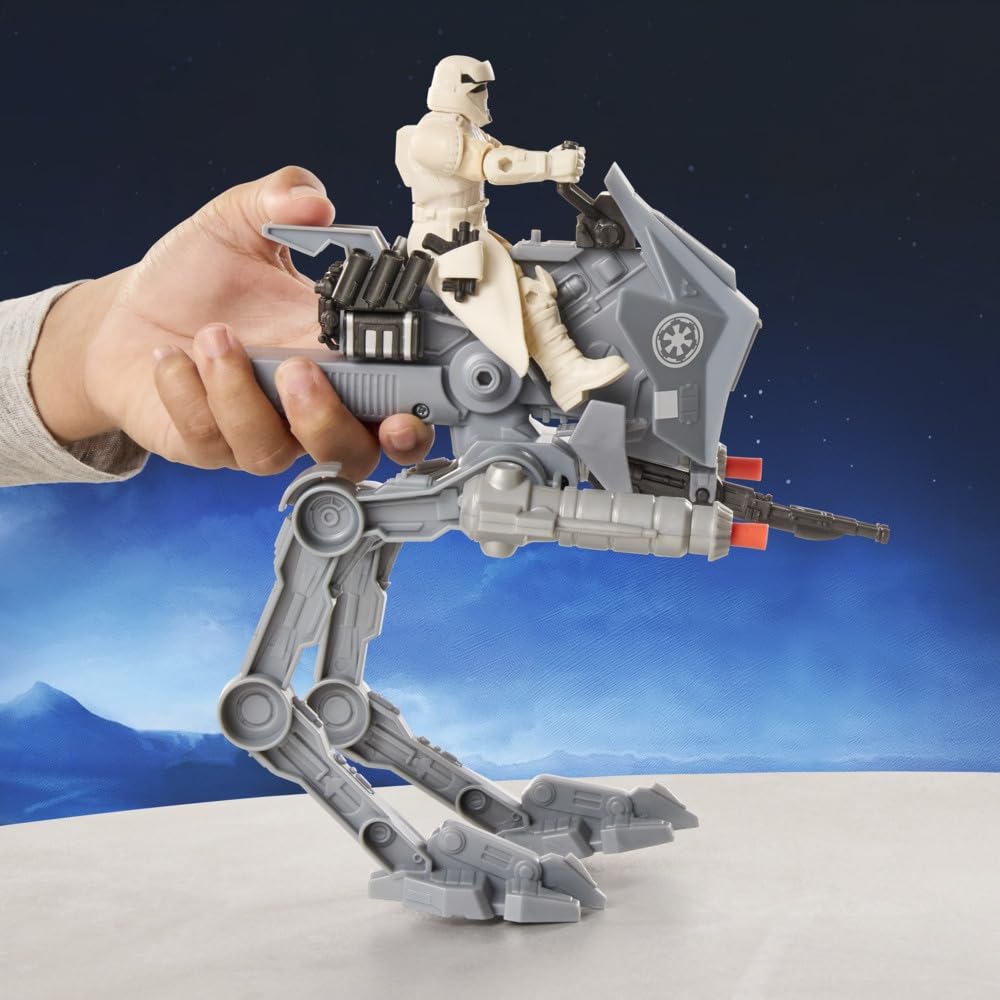 Hasbro STAR WARS The Mandalorian and Grogoo ActionVerse Imperial Action Figure Boys Ages G2840 AT-RT & Driver, & Vehicle, & Girls, 4+, (Authentic