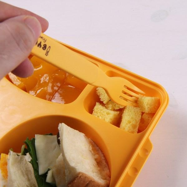 Набор ложек и вилок для кукурузы Ibyeol Friends, 1 комплект, желтый