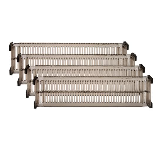 Adjustable Drawer Divider Clear Drawer Organizer Expandable Drawer Separator for Clothes Baby Utensils Cutlery Bedroom Kitchen Drawer Organization