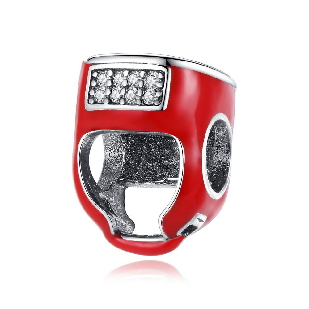 Медно-красная серия Шармы-бусины в форме сердца Подходят для оригинальных браслетов Бусины на удачу Для изготовления ювелирных изделий Сделай сам