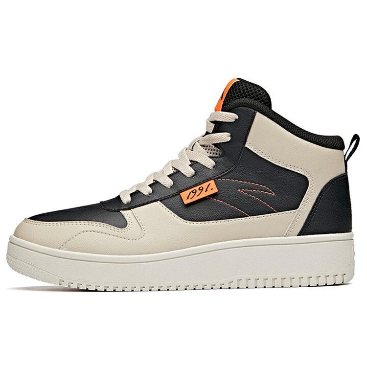 Anta Life Collection Textile, Synthetic Leather Abrasion Resistant Thermal Coverage Slip Resistant High top 912038010-12