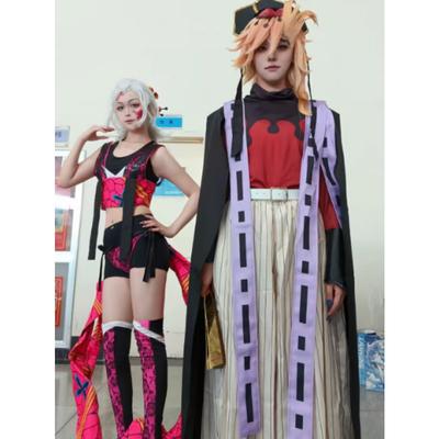 Косплей-униформа Домы из Kimetsu no Yaiba, Костюм для ролевой игры Демон Высший Ранг 2 Двенадцати Демонов, Полный Набор