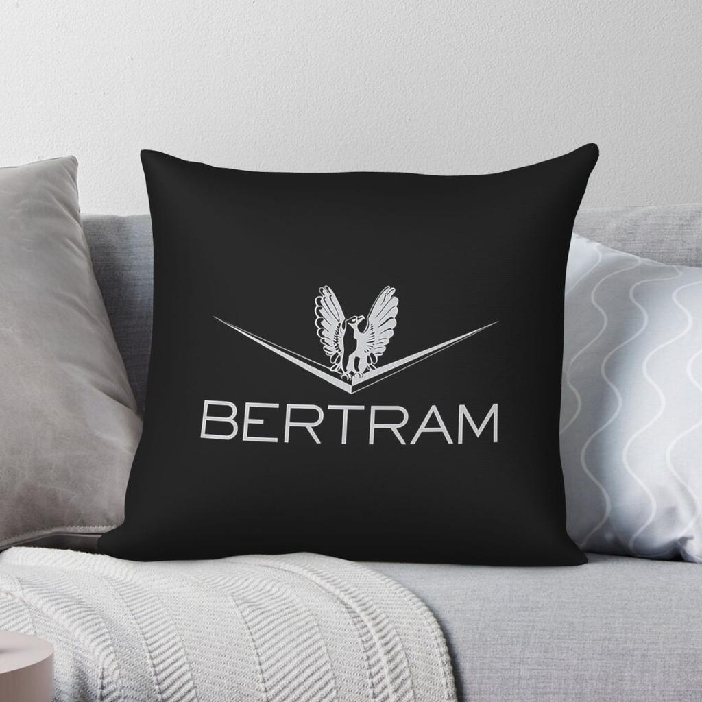 Betram Yachts Fishing Boats Square Pillowcase Polyester Linen Velvet Pattern Zip Decorative Throw Pillow Case Sofa Cushion Cover