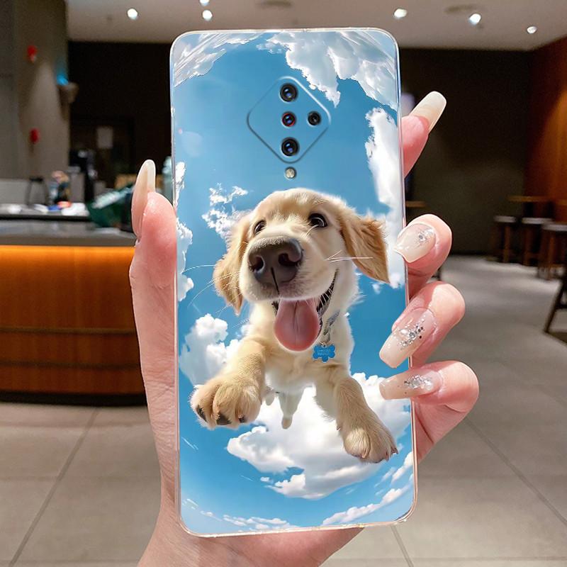 Чехол для Vivo S1 Pro 1920 / X50 Lite / V17 Россия Чехол для телефона Роскошный Милый Дракон Крутой Для Мальчиков Девочек Прозрачный Мягкий ТПУ Задняя Крышка