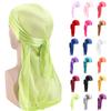 Popular Fashion Soft Imitation Silk Long Tail Hip-hop Headscarf