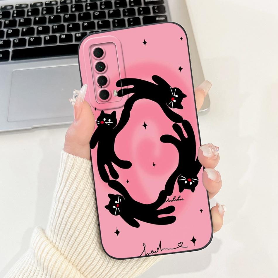 Чехол для Huawei P Smart 2021 Huawei Y7A PPA-LX3 PPA-LX1 PPA-LX2 Элегантная Печать Мягкий Силикон Ударопрочный Чехол для Телефона