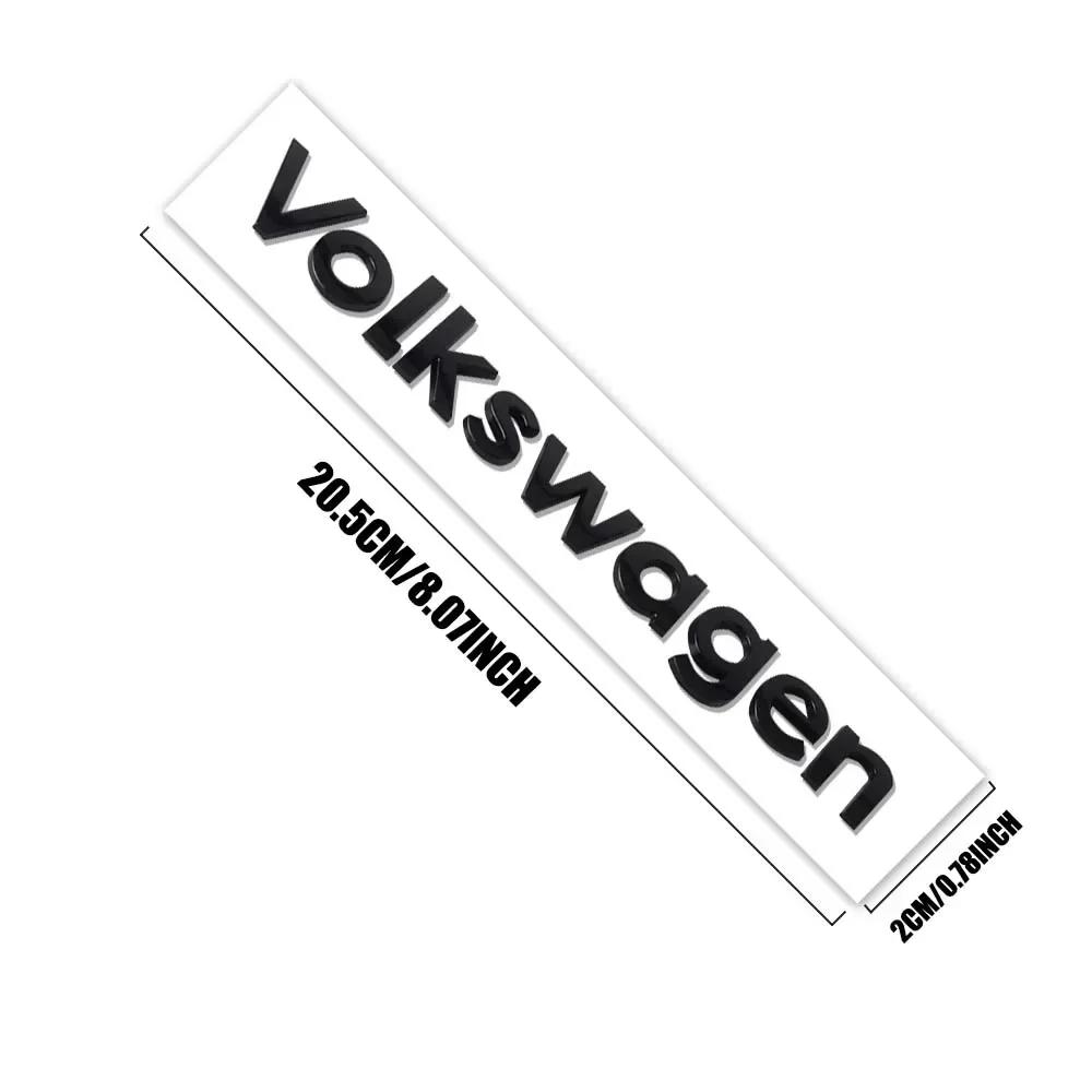 VW Polo Golf 4 5 Valve Stems Caps For VW VOLKSWAGEN New ABS Car Trunk Volkswagen Logo Decorative Sticker Auto Styling Emblem Badge Sticker Decal AYZ1