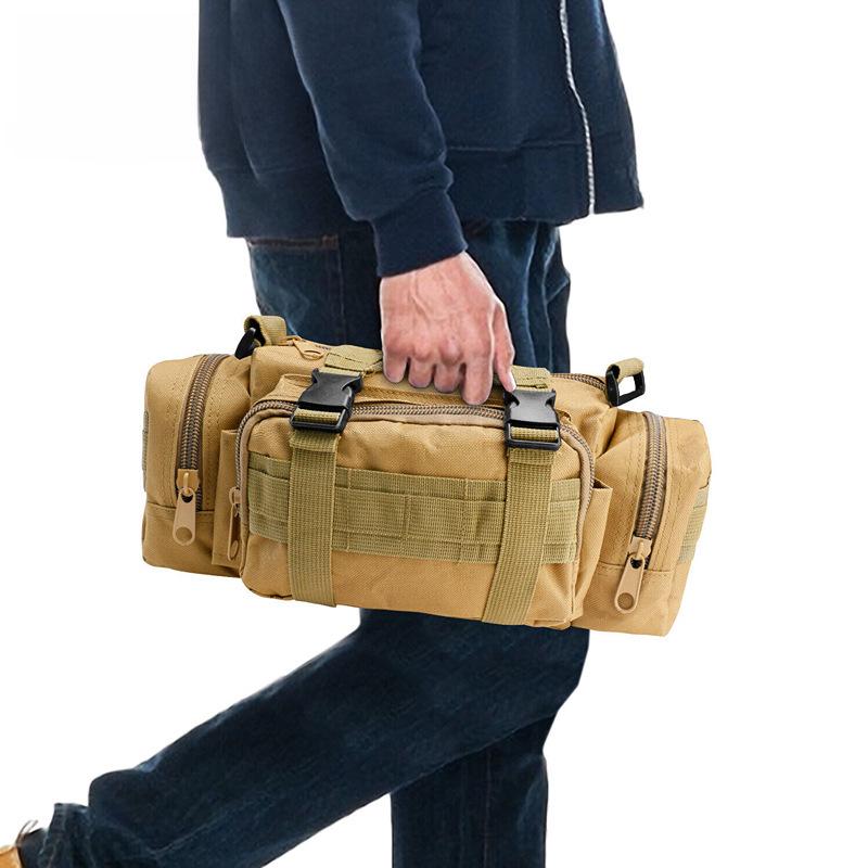 Тактическая многофункциональная поясная сумка MOLLE для рыбалки на открытом воздухе и хранения камеры