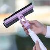 Бытовая двухсторонняя щетка для мытья стекол с распылителем воды Стеклоочиститель с длинной ручкой