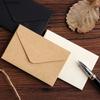 20pcs/lot Black White Kraft Paper Envelopes Vintage European Style Envelope for Business Card Invitation Back To School