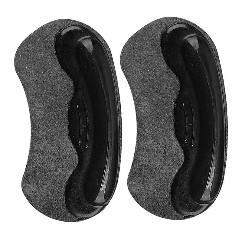 Silicone Suede Heel Stickers: Anti-Wear, Anti-Slip, Self-Adhesive Insole for Size Adjustment (Large to Small)