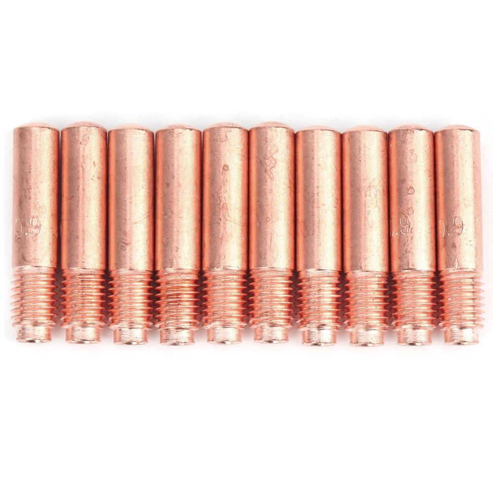 20Pcs Smooth Surface Welding Nozzle Set Stable Performance Copper Welding Nozzles Welding Repair