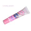 Lipstick Set Lip Gloss Pigment Base Plumper Makeup Glitter Mineral Oil Clear Peel Off Liquid Lipstick, Lovely Peach