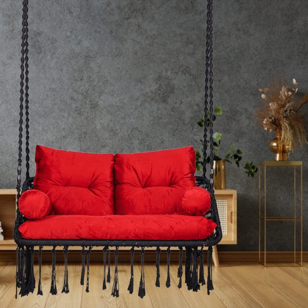 Premium Double Seater Swing/ 2 Seater Swing for Balcony/Double Seater Swing Chair/Swing for Adults for Home for 2 People