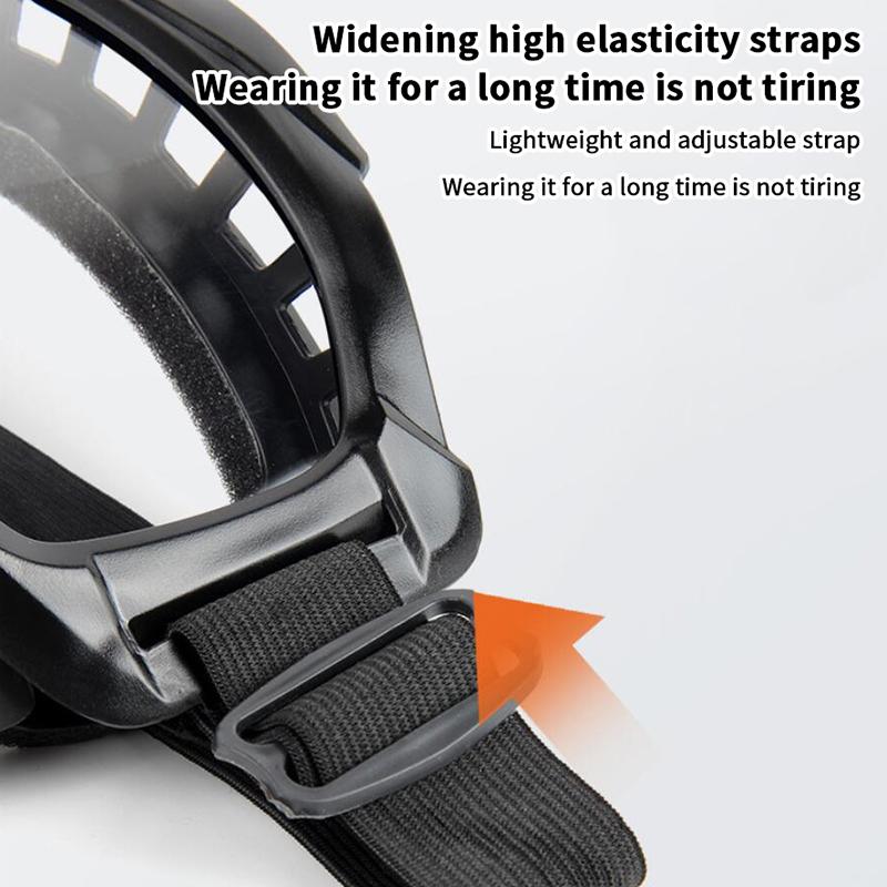 1 шт. Регулируемые мотоциклетные очки Пылезащитные очки для мотоцикла Дышащая маска для защиты всего лица для мотоцикла, внедорожного мотоцикла, мотокросса