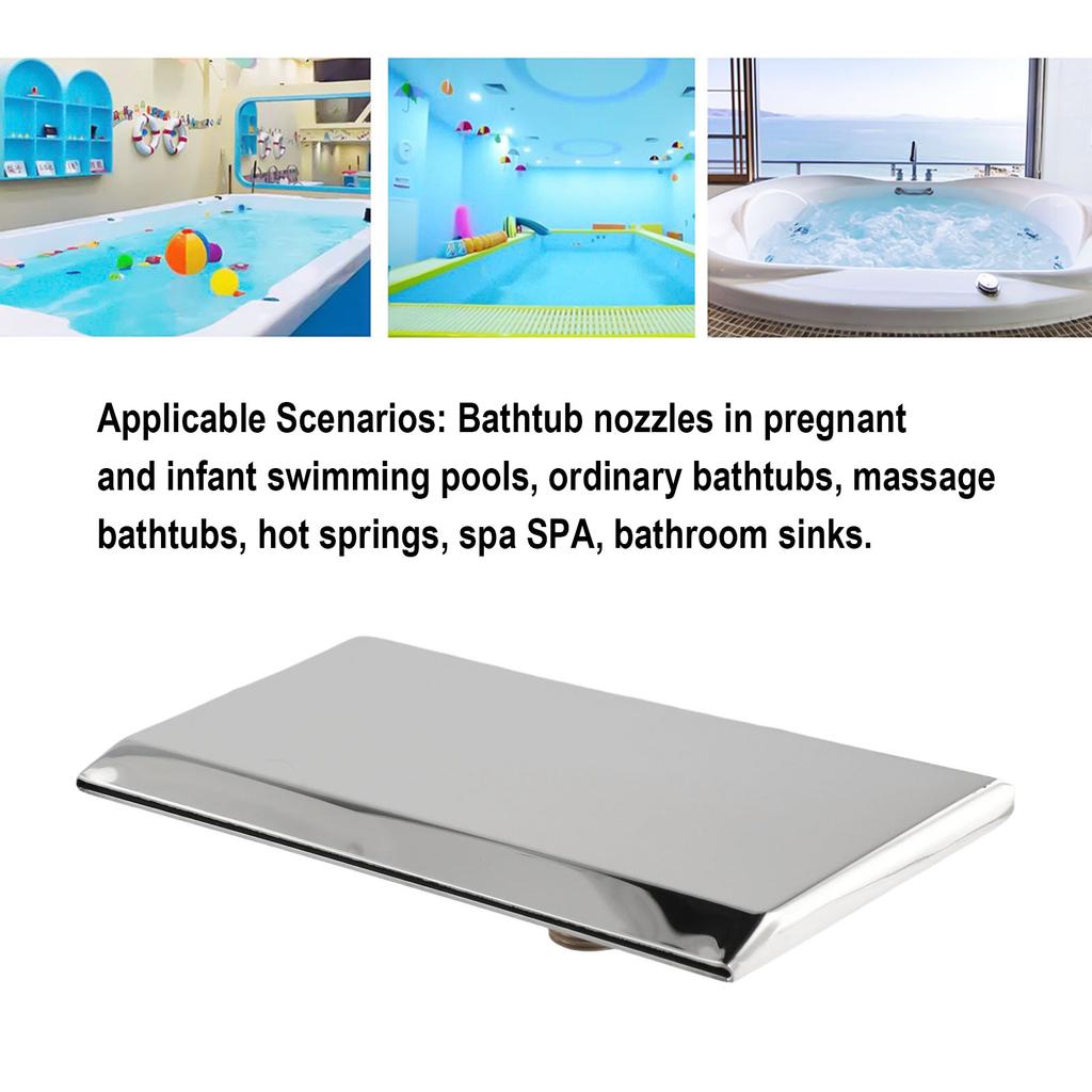 1 шт. Водопадный фонтан с разбрызгивателем, фонтан-водопад над землей, 19 см x 10 см x 5 см, СПА-бассейн из нержавеющей стали