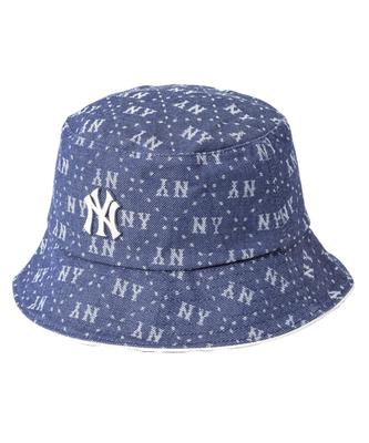 MLB Корея Панама 3AHTMD13NDENIM DIA MONOGRAM BUCKET HAT BLUE Размер бренда: 57H  Японский размер (ок.): S [Код товара]