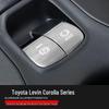Металлическая наклейка на кнопку центральной консоли для Toyota Corolla 2022-2024