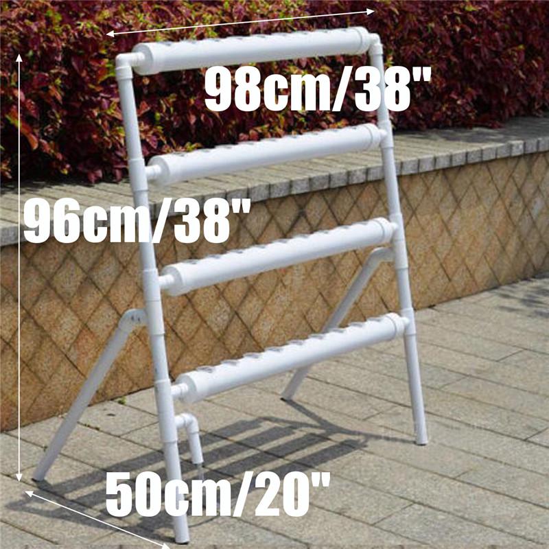 36 посадочных мест Садовое растение Овощная посадка Гроубокс Система глубоководной культуры 4 слоя Горизонтальный гидропонный набор для выращивания