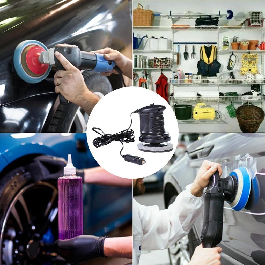 Car Buffer Polisher 12V Automotive Polisher Body Buffer Automotive Care Accessories For Motorcycle Furniture Wood Restoration