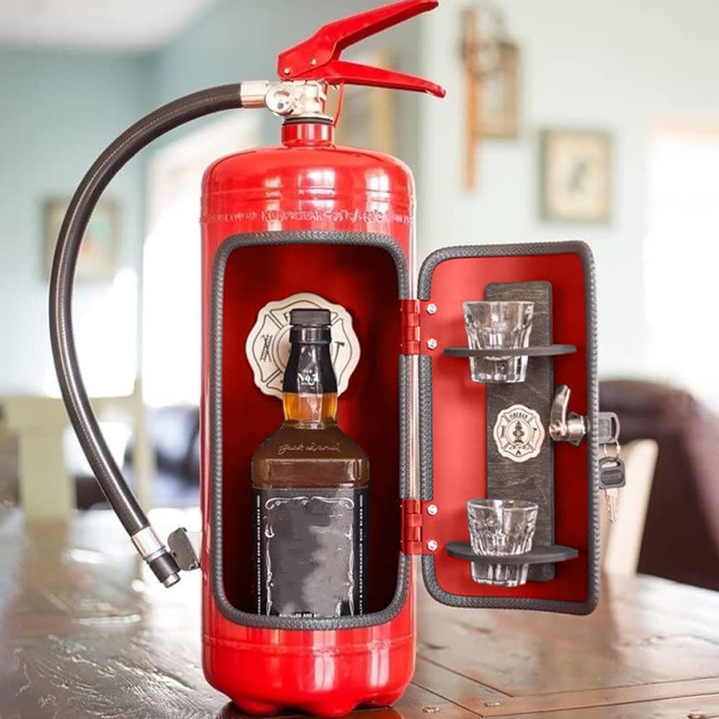 Бар для огнетушителя, настольный бар, имитация огнетушителя, украшение в форме украшения дома для вечеринки