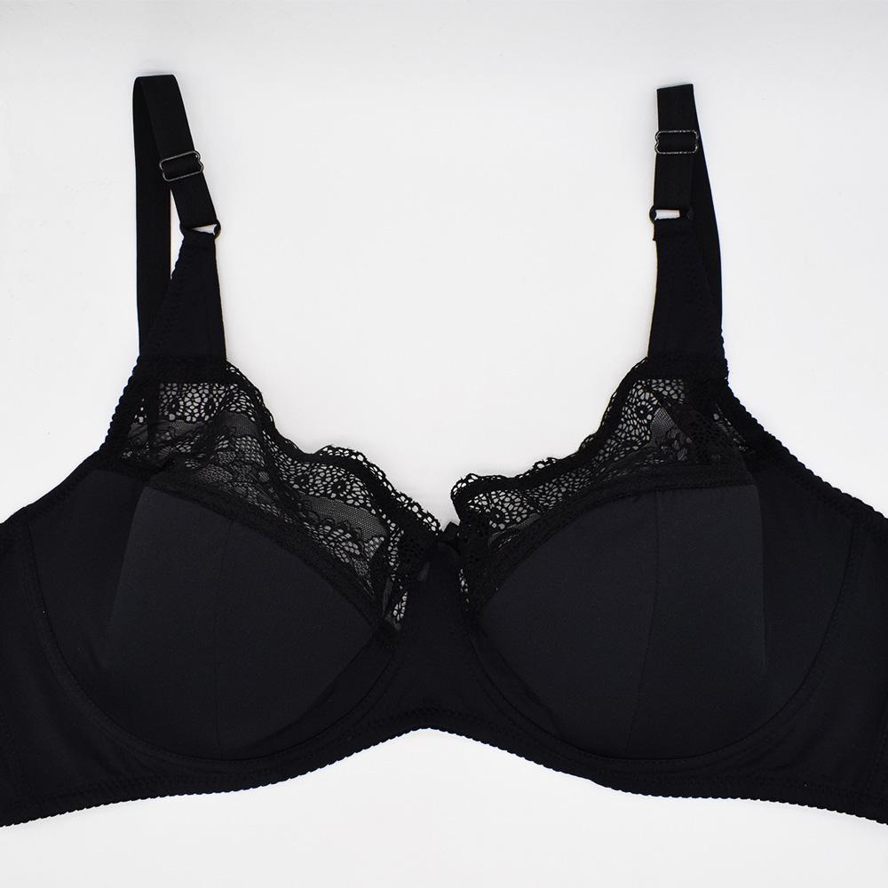 Модный удобный кружевной бюстгальтер для женщин, большой размер, полная чашка, бюстгальтер на косточках, пуш-ап, нижнее белье больших размеров 38-52 D DD EFG Cup