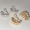 Rhinestone Ear Cuff Cartilage Clip Zircon Ear Clip Ear Bone Clip Clip Earrings Korean Earrings