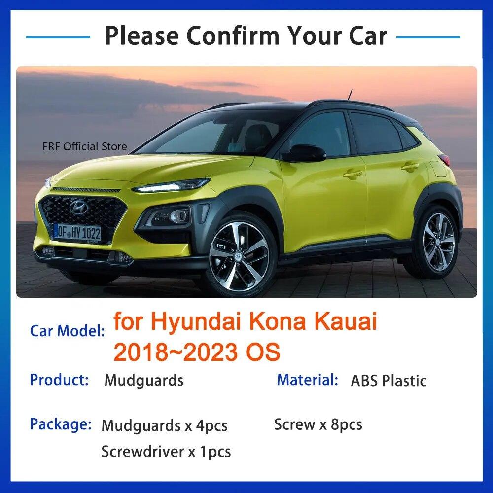 Для Hyundai Kona Kauai 2018 OS авто брызговики брызговики передние и задние колеса детали защита крыла 4 шт. автомобильные аксессуары
