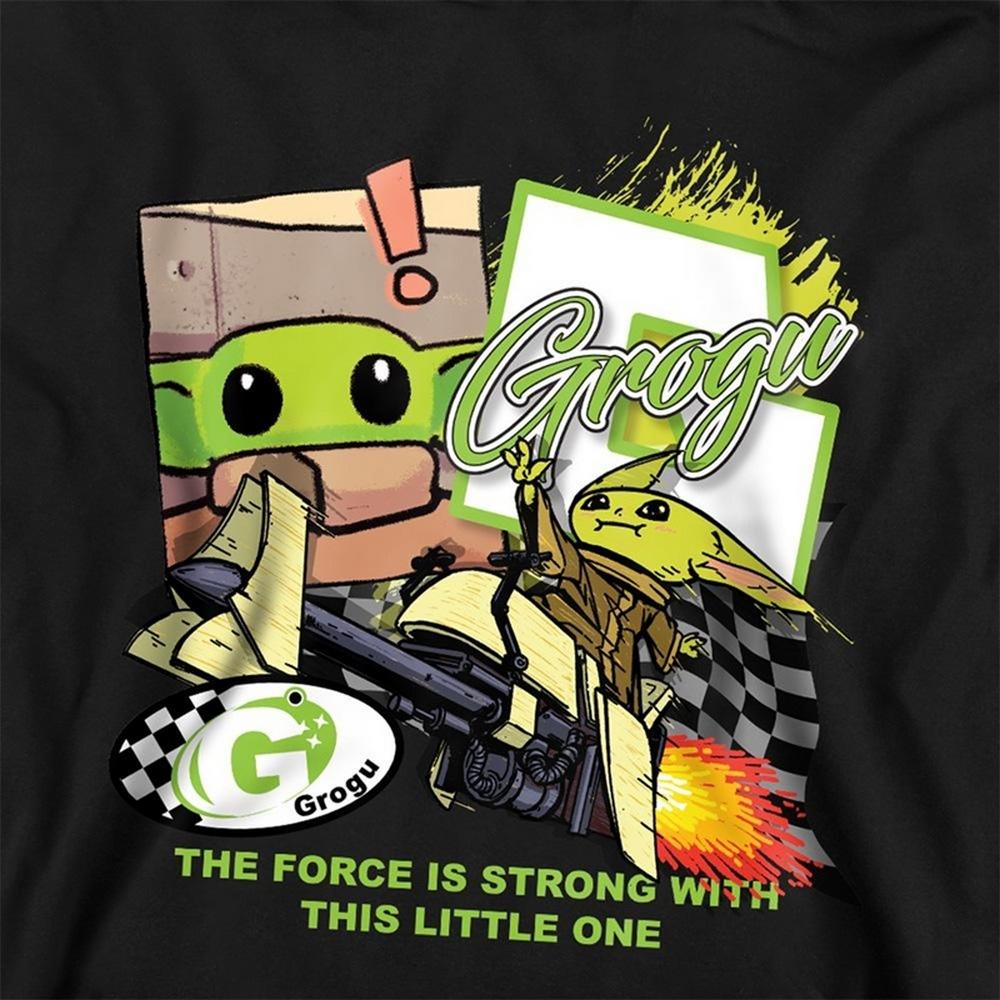 Star Wars Childrens/Kids Racing Speeder Bike Grogu Hoodie