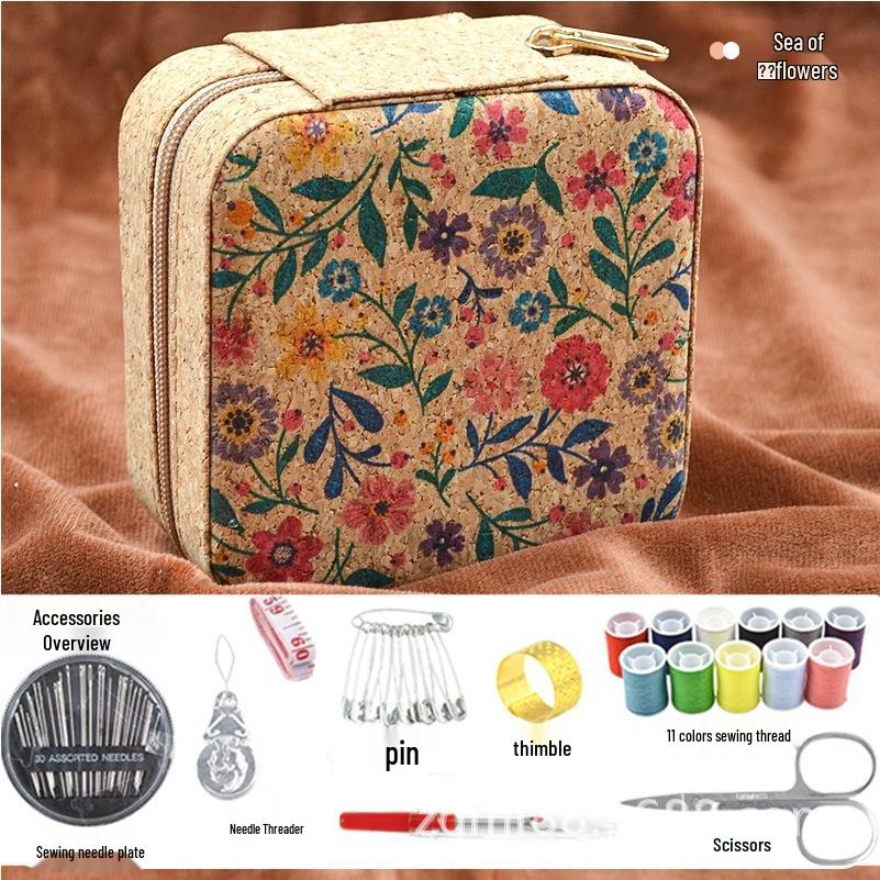 Portable High-Quality Needle and Thread Set: Essential for Home and Dorm Mending