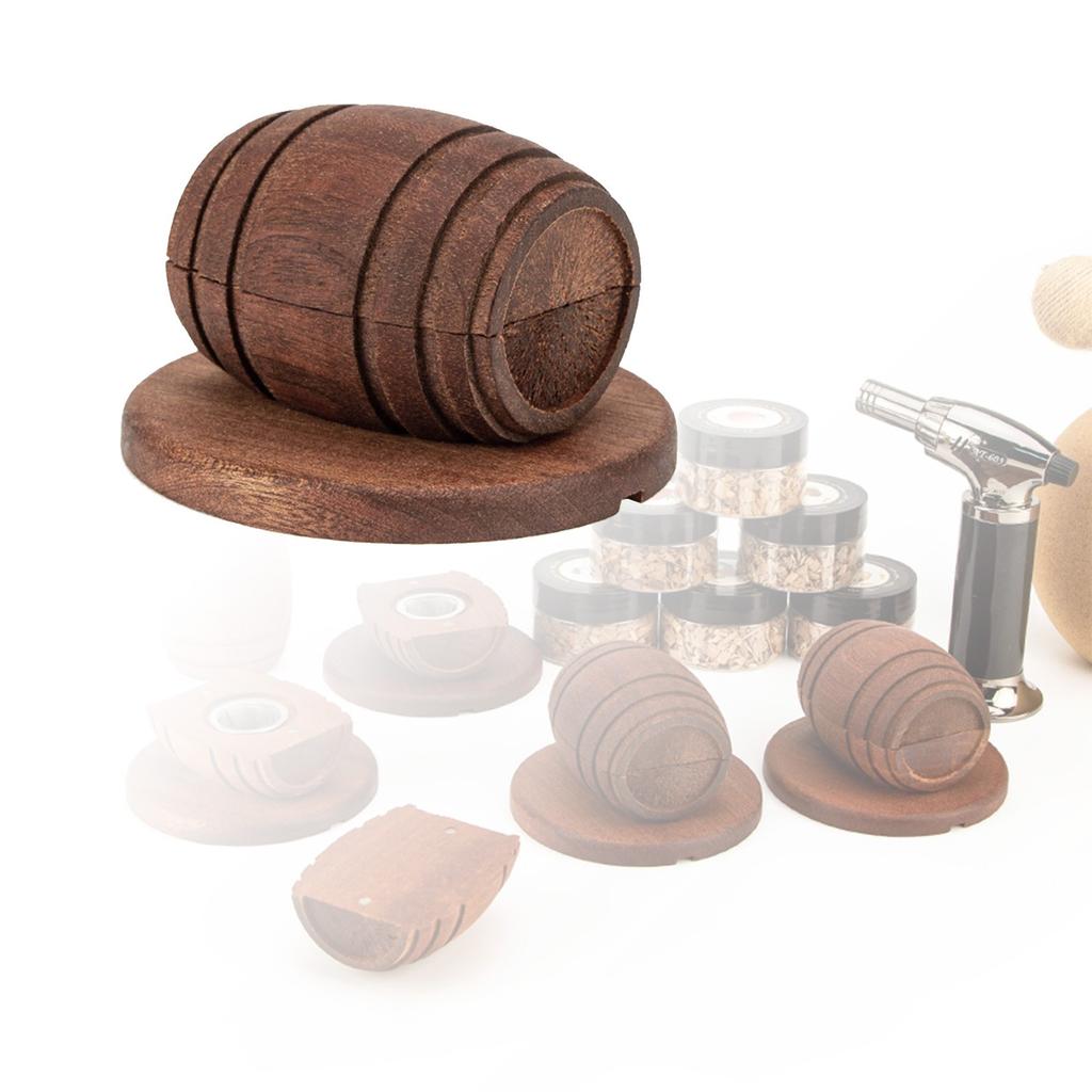 Wine Barrel Smoker Bar Whiskey Seasoning Tool, Smoked Wine Barrel Set