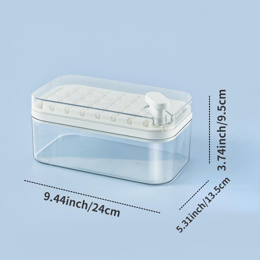 Форма для кубиков льда, бытовой холодильник, ящик для льда, силиконовый кубик льда, пищевой пресс для кубиков льда, однокнопочный антиобледенитель.