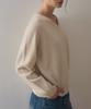 HAINT Cluede Fine Wool V-Neck Knit_Ivory