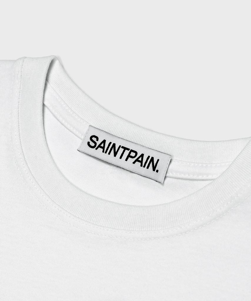 SAINTPAIN Sp Коллаж Укороченная футболка с коротким рукавом Белый
