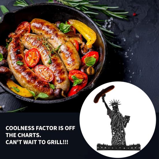 Забавный держатель для колбасок для барбекю, не ржавеющий, термостойкий, портативный, для кемпинга, гриль для хот-догов