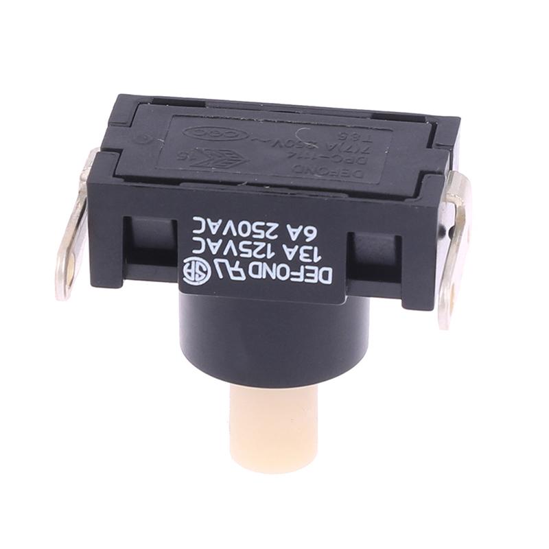 NEW DPC-1114 Self-Locking Power Button Switch For High Power Vacuum Cleaner Parts 250VAC 6A