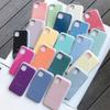 Luxury Liquid Silicone Case For iPhone 13 11 12 Pro Max X XS XR XS Max 8 7 Plus SE 2020 Full Coverage Soft Protection Cover