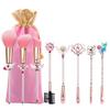 Набор кистей для макияжа BAOQISHAN Sailor Moon из мягкого волокна. Популярные и милые кисти для макияжа. Отличный портативный набор кистей для макияжа Sailor Moon из 8 штук.