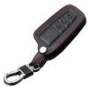 IKT Leather Smart Key Case for Toyota New New New 50 Series Late Model Land Cruiser Prado and for Scratch Vehicles, 3-Button, RAV4, Crown, Camry,