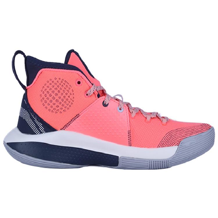 Li Ning SONIC 7 PE Игровая версия Высокие баскетбольные кроссовки Мужские Оранжевые ABAQ025-V