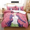 3D-принт Quintessential Anime Quintuplets Комплект постельного белья для мальчиков и девочек Twin Queen Полный размер Пододеяльник Наволочка Кровать Для Взрослых Спальня