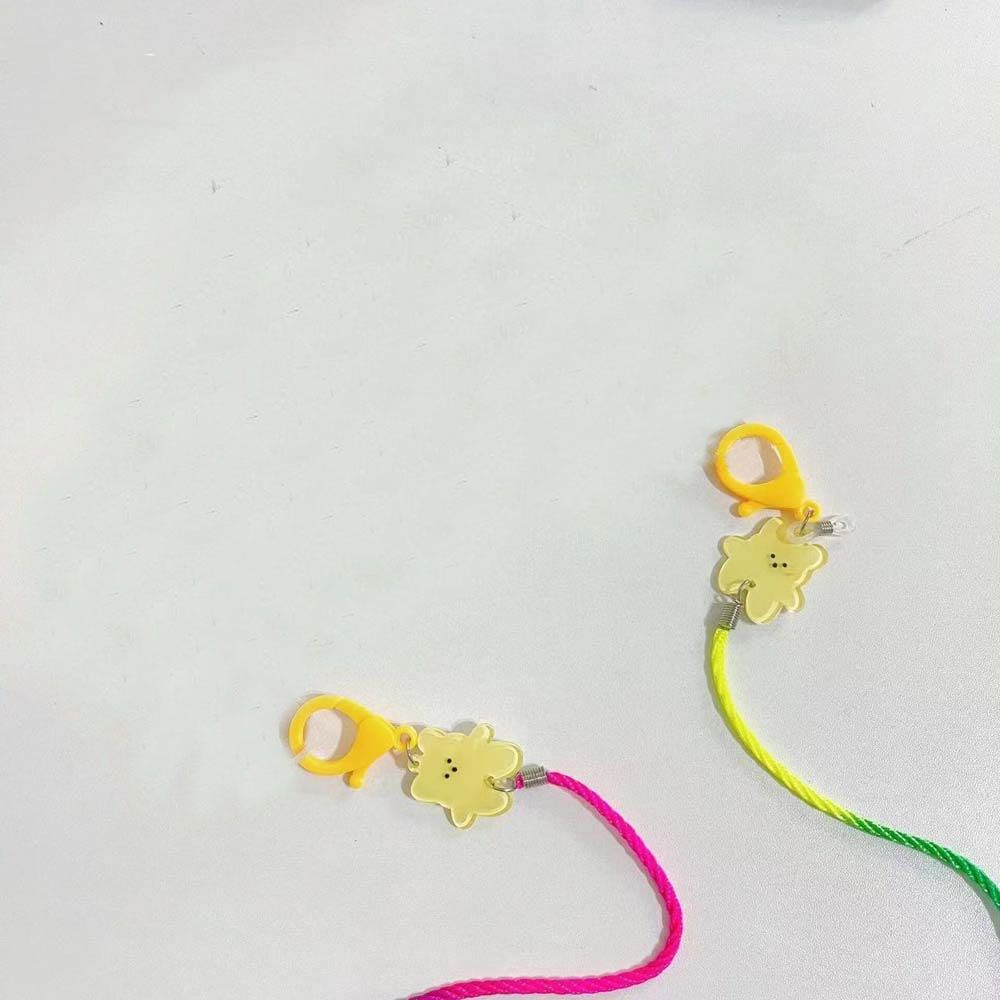 Color Anti-lost Cartoon Mask Rope Sunglasses Lanyard Child Mask Lanyard Children Mask Chain